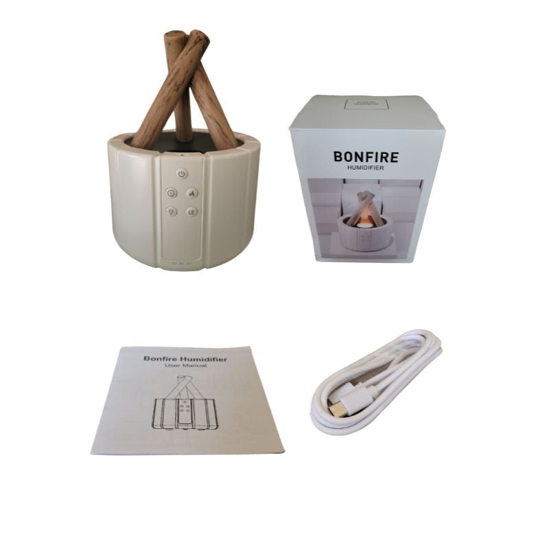 Contenu Diffuseur d’huiles essentielles Brasero effet feu de bois