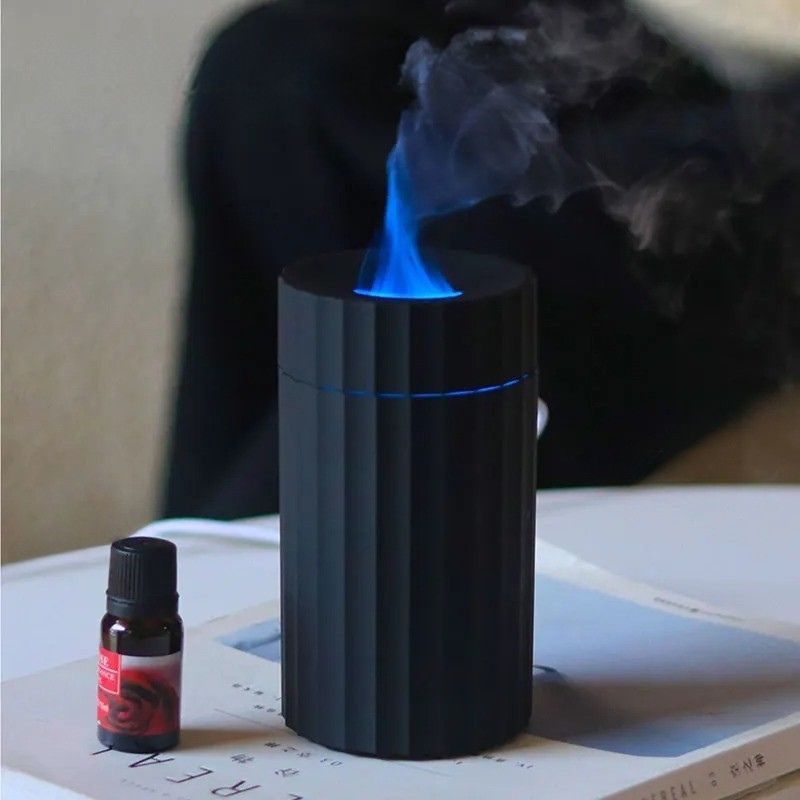 Minizen noir - diffuseur d'huiles essentielles lumière douce relaxante