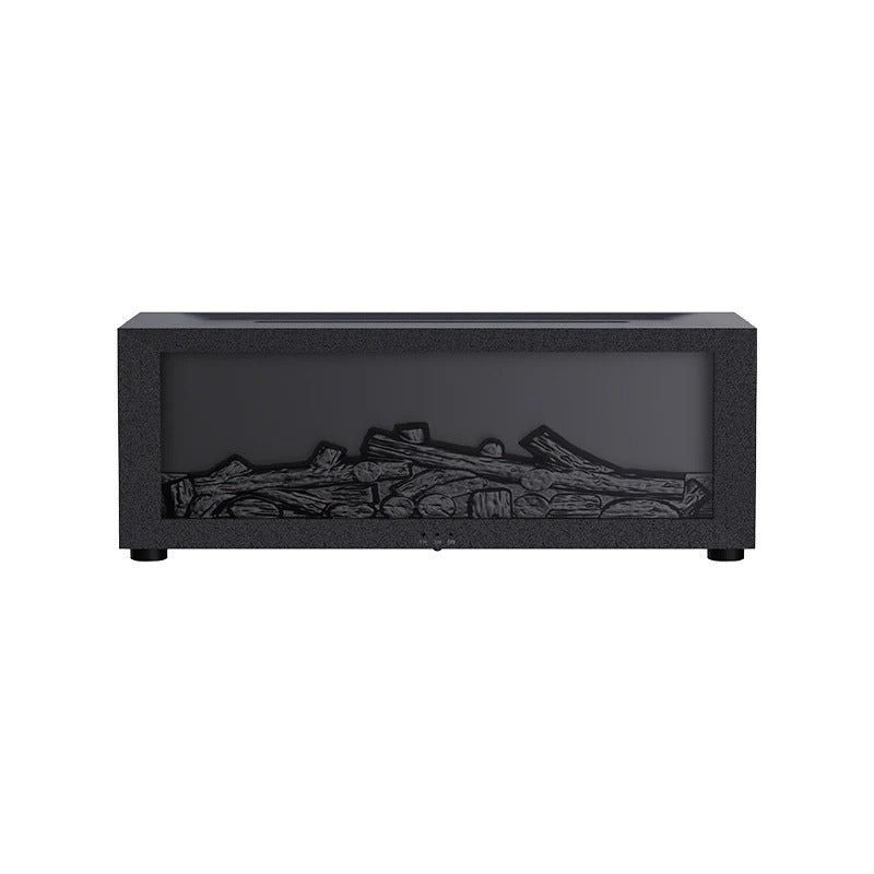Diffuseur ultrasonique noir design flamme LED