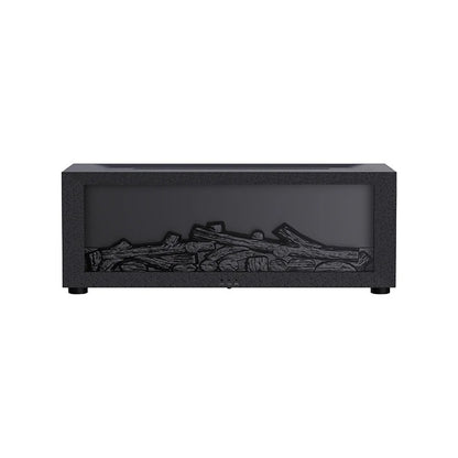 Diffuseur ultrasonique noir design flamme LED