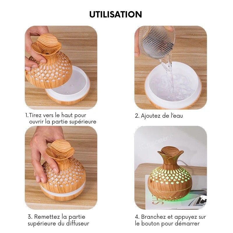 FlowerZen - Diffuseur Vase