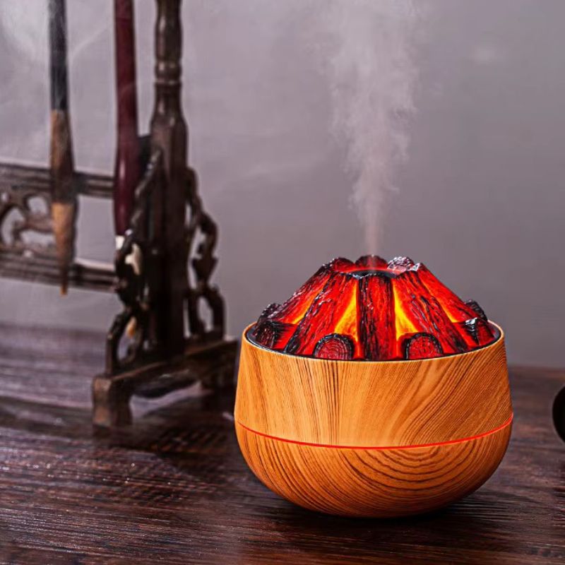 Magmara – Humidificateur Volcan & Lumière Ambiante Effet Lave