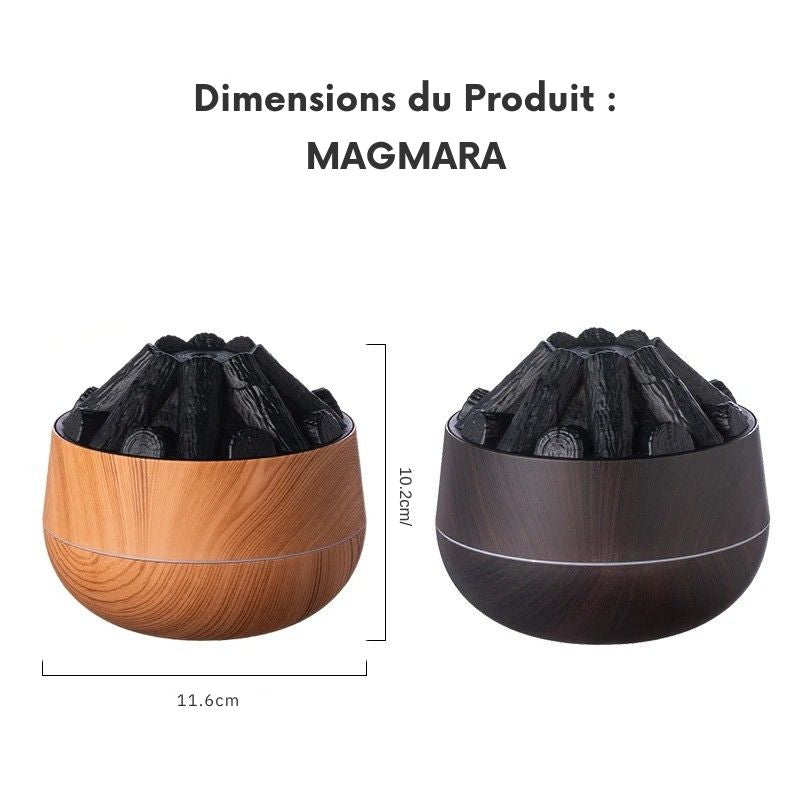 Magmara – Humidificateur Volcan & Lumière Ambiante Effet Lave