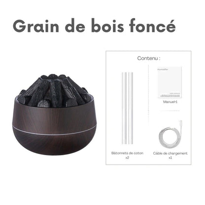 Magmara – Humidificateur Volcan & Lumière Ambiante Effet Lave