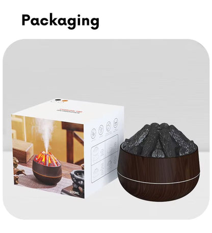 Magmara – Humidificateur Volcan & Lumière Ambiante Effet Lave